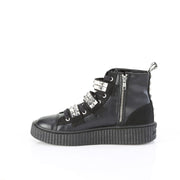 Demonia SNEEKER-225 Sneaker (Black Canvas-Vegan Leather)