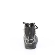 Demonia SNEEKER-230 Sneaker (Black Canvas-Vegan Leather)