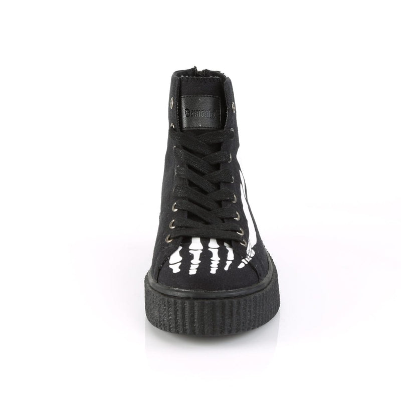 Demonia SNEEKER-252 Sneaker (Black Canvas)