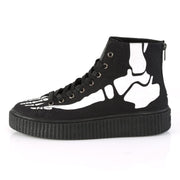 Demonia SNEEKER-252 Sneaker (Black Canvas)