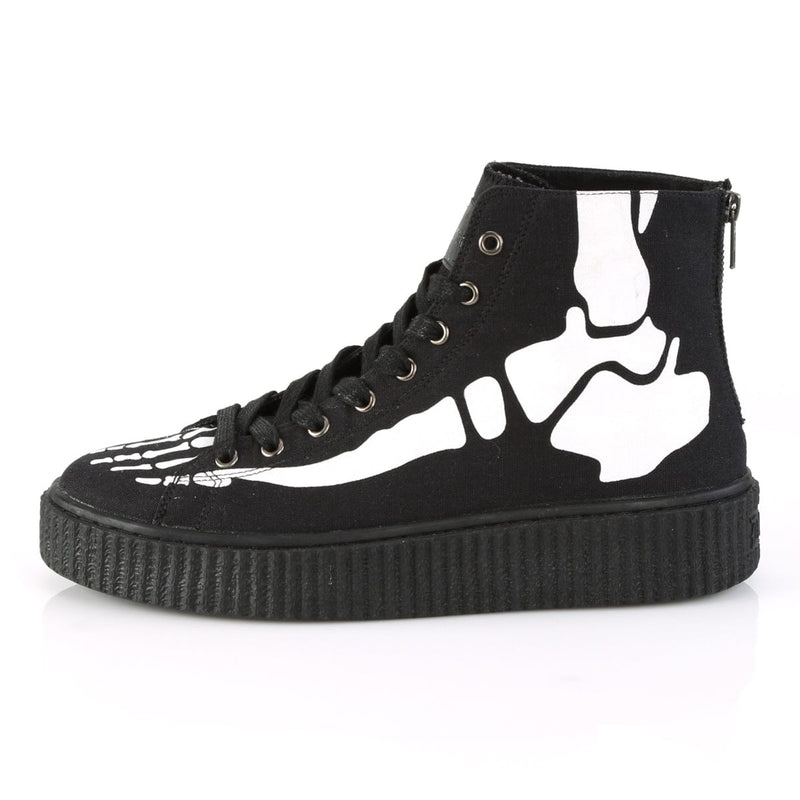 Demonia SNEEKER-252 Sneaker (Black Canvas)
