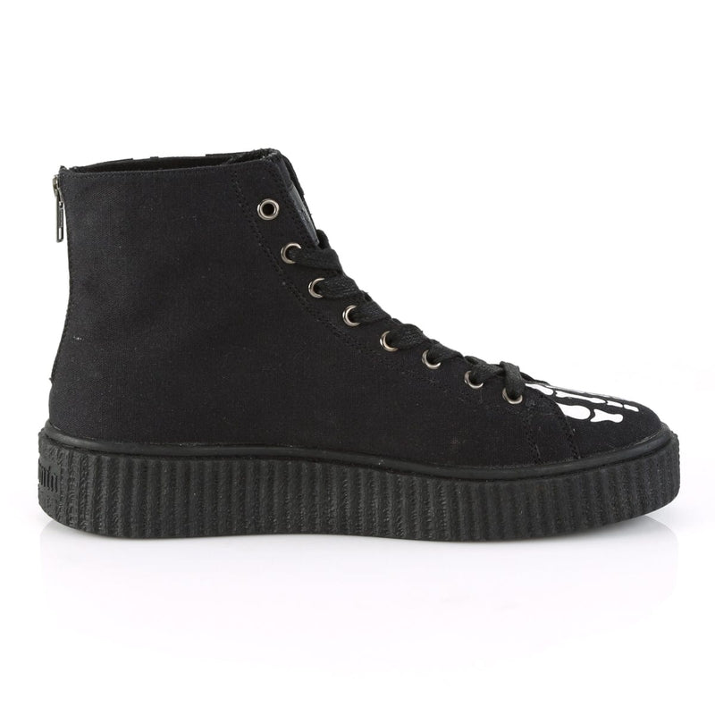 Demonia SNEEKER-252 Sneaker (Black Canvas)