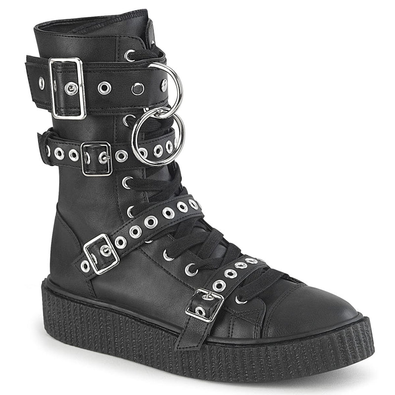Demonia SNEEKER-320 Sneaker (Black Vegan Leather)
