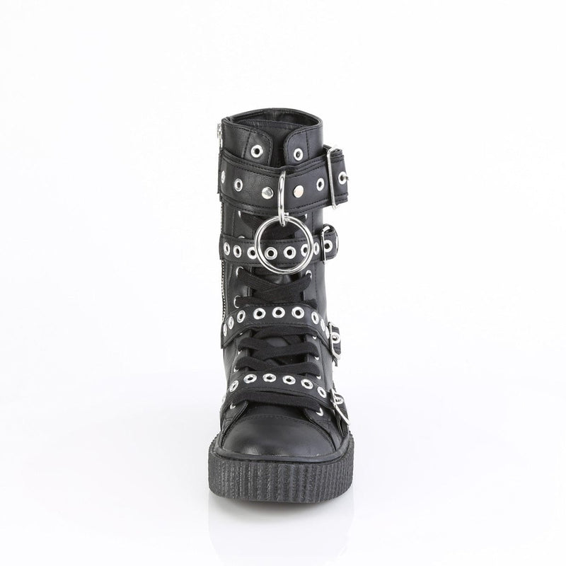 Demonia SNEEKER-320 Sneaker (Black Vegan Leather)