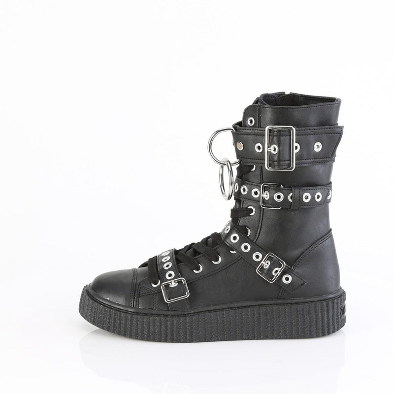 Demonia SNEEKER-320 Sneaker (Black Vegan Leather)