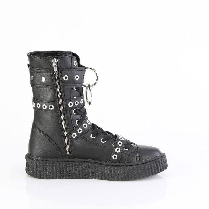 Demonia SNEEKER-320 Sneaker (Black Vegan Leather)
