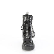 Demonia SNEEKER-325 Sneaker (Black Vegan Leather-Fishnet)
