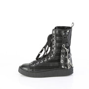 Demonia SNEEKER-325 Sneaker (Black Vegan Leather-Fishnet)
