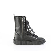 Demonia SNEEKER-325 Sneaker (Black Vegan Leather-Fishnet)