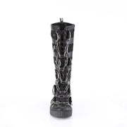 Demonia SNEEKER-405 Sneaker (Black Vegan Leather-Canvas)
