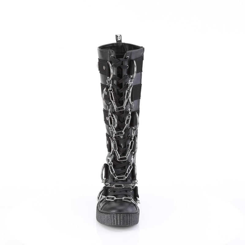 Demonia SNEEKER-405 Sneaker (Black Vegan Leather-Canvas)