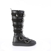 Demonia SNEEKER-405 Sneaker (Black Vegan Leather-Canvas)
