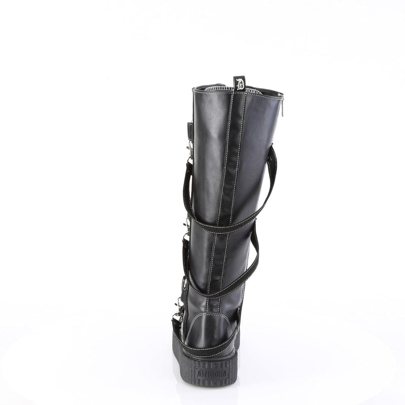 Demonia SNEEKER-410 Sneaker (Black Vegan Leather-Canvas)
