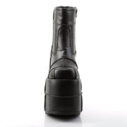 Demonia STACK-201 Ankle Boot (Black Vegan Leather)