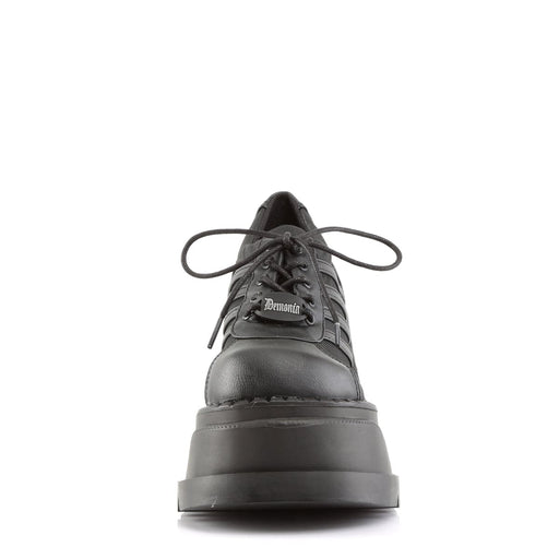 Demonia STOMP-08 Sneaker (Black Vegan Leather)
