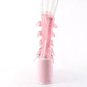 Demonia SWING-230C Mid-Calf Boot (Baby Pink TPU)