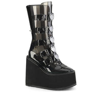 Demonia SWING-230C Mid-Calf Boot (Smoke TPU)