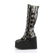 Demonia SWING-815C Knee High Boot (Smoke TPU)