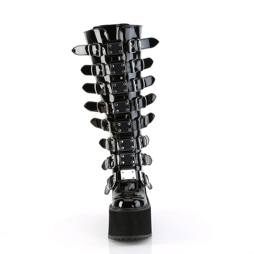 Demonia SWING-815WC Knee High Boot (Black Patent)