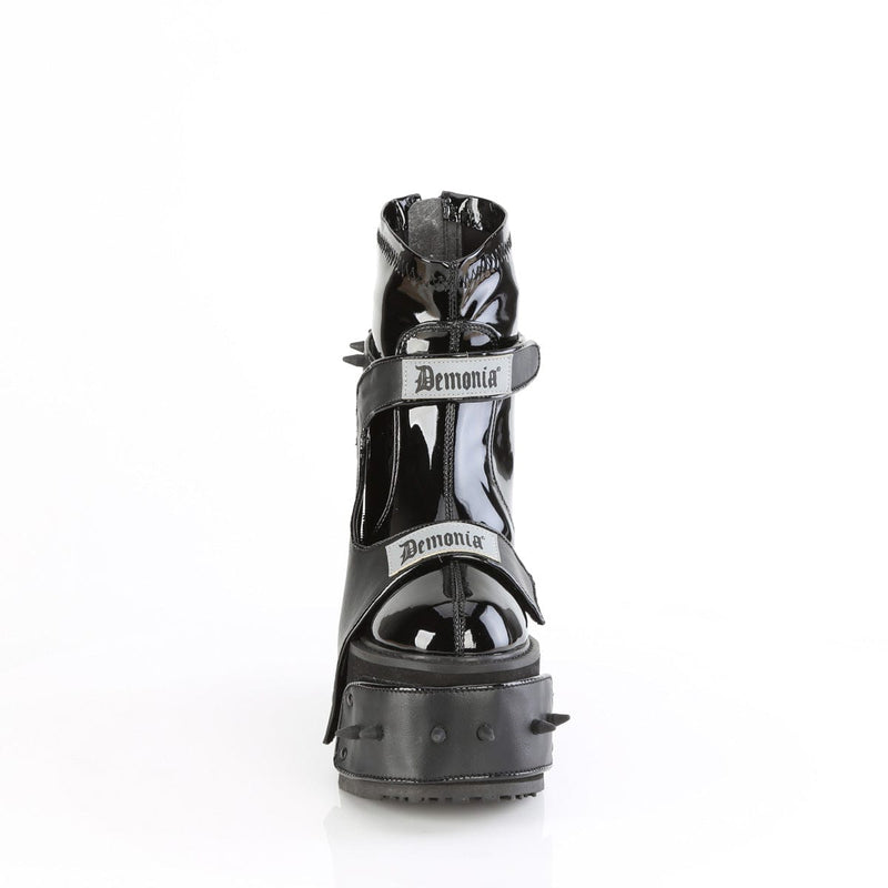 Demonia TRANSFORMER-808 Black Vegan Leather