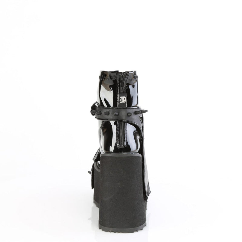 Demonia TRANSFORMER-808 Black Vegan Leather