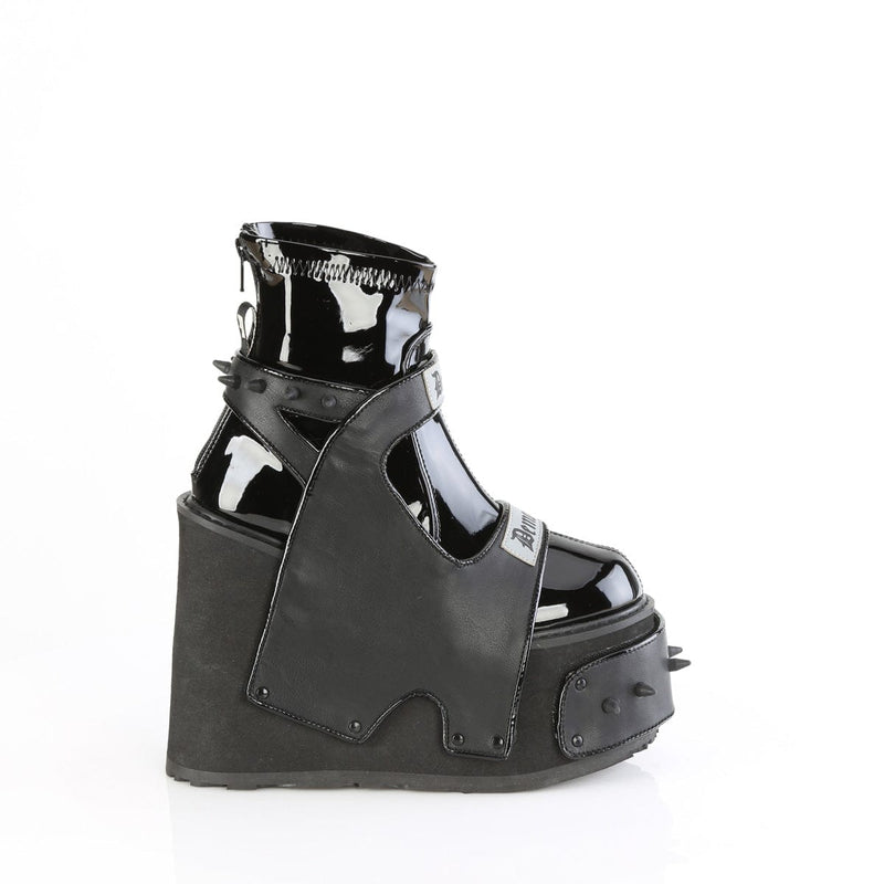 Demonia TRANSFORMER-808 Black Vegan Leather