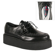 Demonia V-CREEPER-502 Sneaker (Black Vegan Leather)