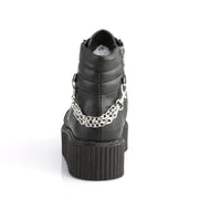 Demonia V-CREEPER-565 Ankle Boot (Black Vegan Leather)
