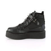 Demonia V-CREEPER-566 Ankle Boot (Black Vegan Leather)