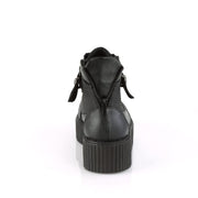 Demonia V-CREEPER-566 Ankle Boot (Black Vegan Leather)