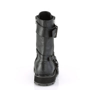 Demonia VALOR-220 Mid-Calf Boot (Black Vegan Leather)