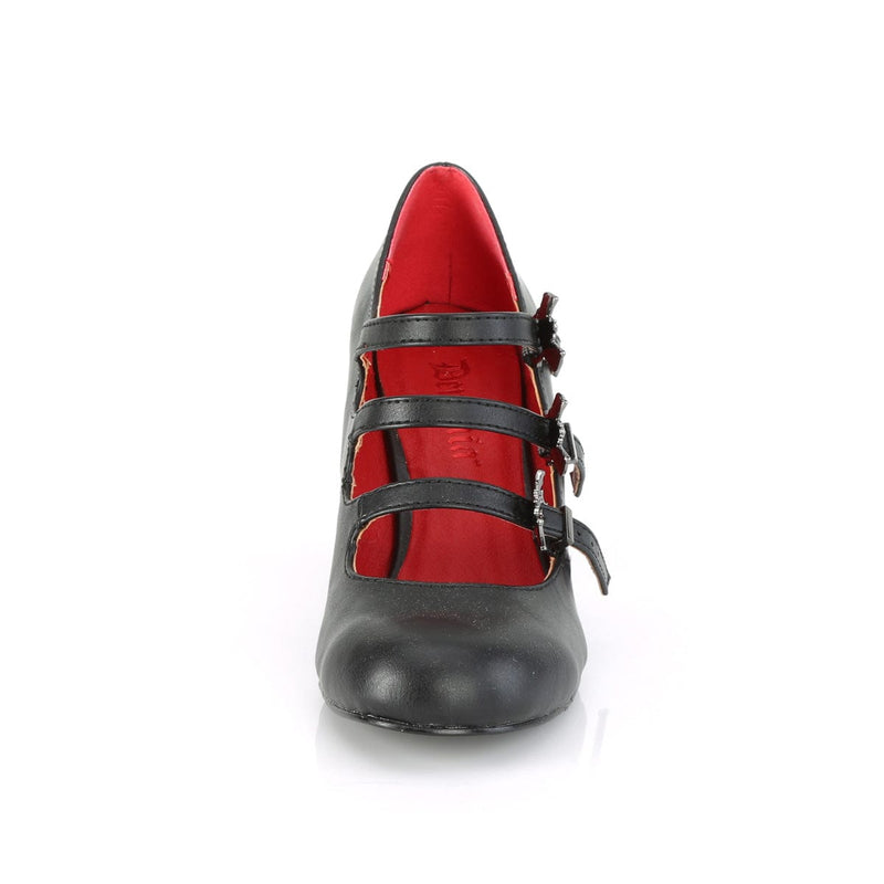 Demonia VIVIKA-38 Mary Jane (Black Vegan Leather)