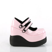 Demonia VOID-37 Mary Jane (Baby Pink Patent)