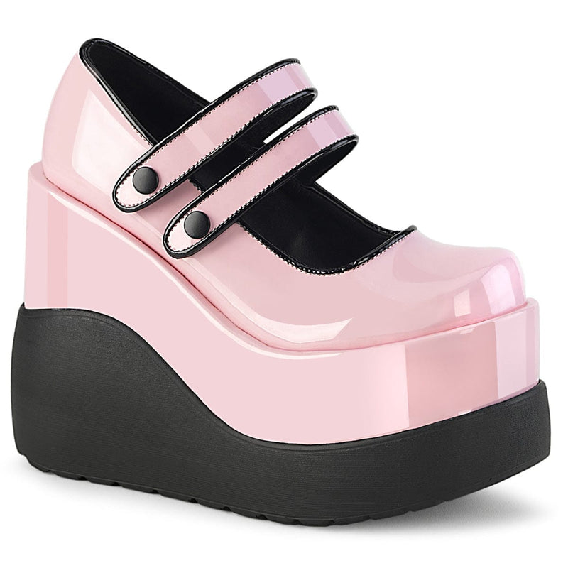 Demonia VOID-37 Mary Jane (Baby Pink Patent)
