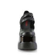 Demonia VOID-37 Mary Jane (Black Vegan Leather-Patent)