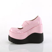 Demonia VOID-38 Mary Jane (Baby Pink Holo Patent)