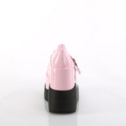 Demonia VOID-38 Mary Jane (Baby Pink Holo Patent)