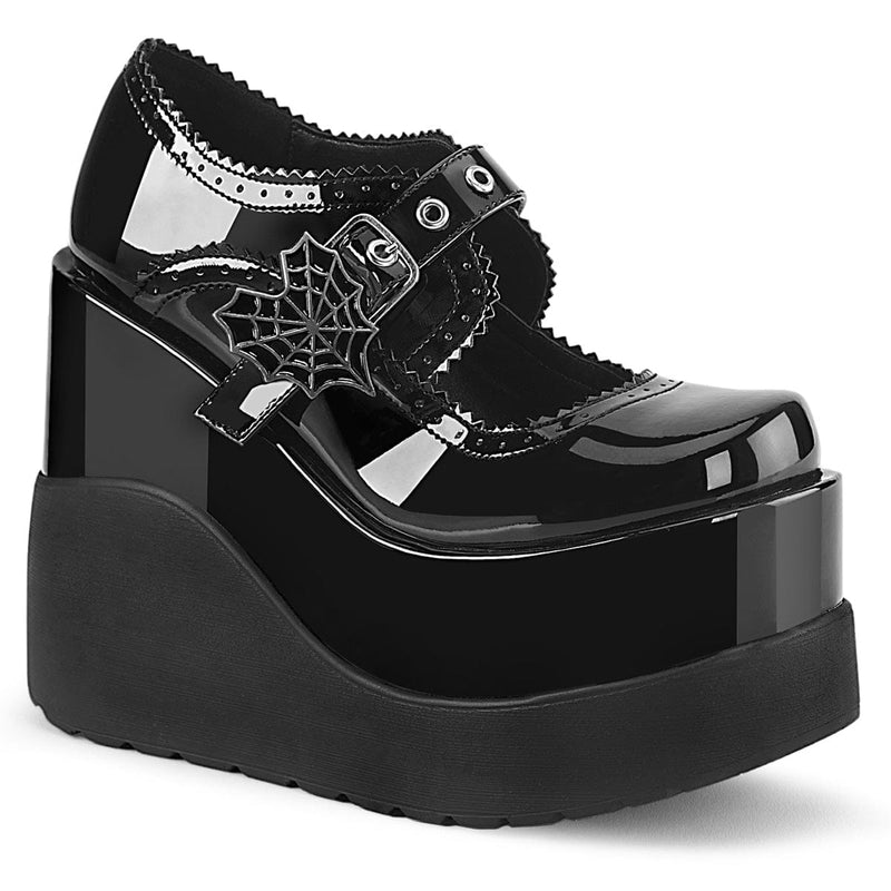 Demonia VOID-38 Mary Jane (Black Patent)