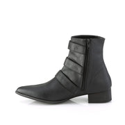 Demonia WARLOCK-50-C Ankle Boot (Black Vegan Leather)