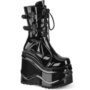 Demonia WAVE-150 Mid-Calf Boot (Black Patent)