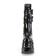 Demonia WAVE-150 Mid-Calf Boot (Black Patent)