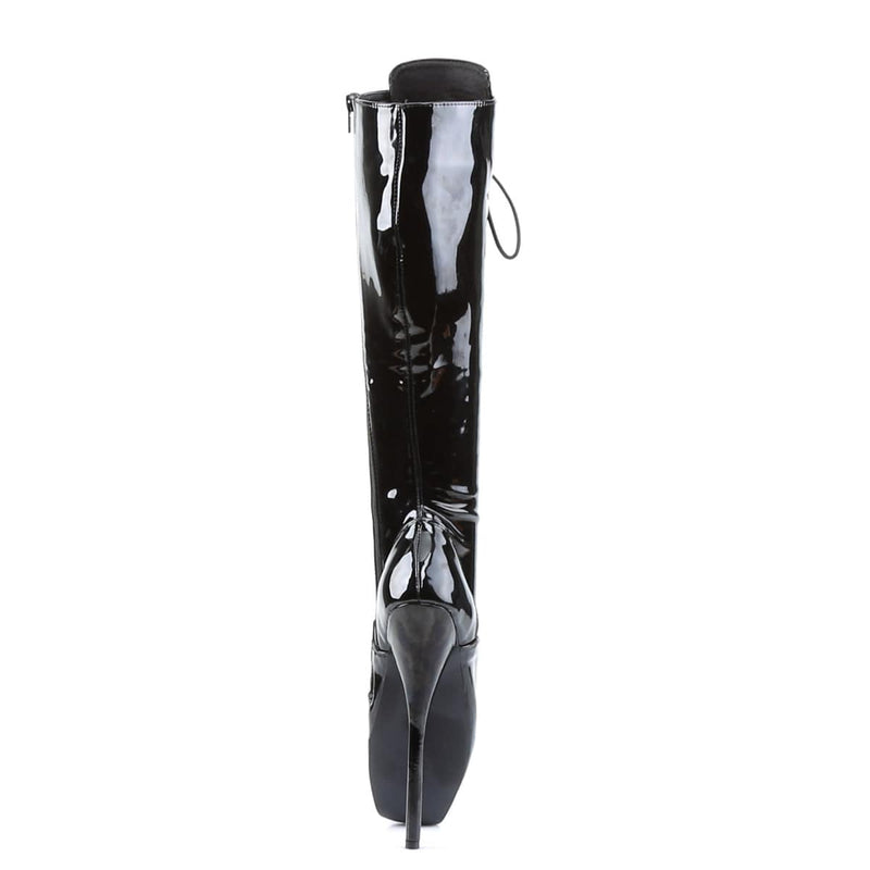 Devious BALLET-2020 Knee High Boot (Black Patent)
