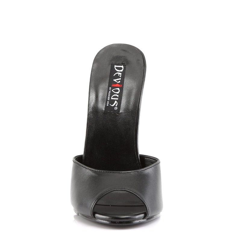 Devious DOMINA-101 Sandal (Black Leather)