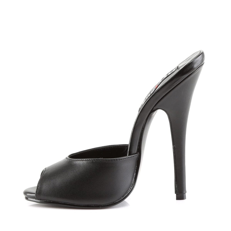 Devious DOMINA-101 Sandal (Black Leather)
