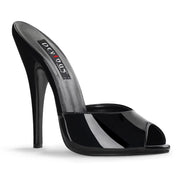 Devious DOMINA-101 Sandal (Black Patent)