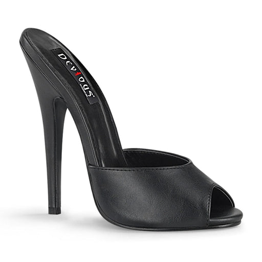 Devious DOMINA-101 Slide (Black Faux Leather)