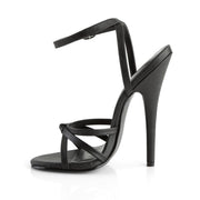 Devious DOMINA-108 Sandal (Black Pu)