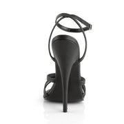 Devious DOMINA-108 Sandal (Black Pu)
