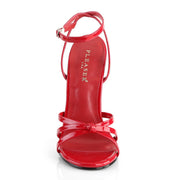 Devious DOMINA-108 Sandal (Red Patent)