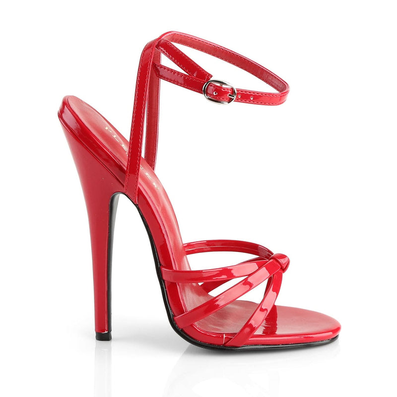 Devious DOMINA-108 Sandal (Red Patent)